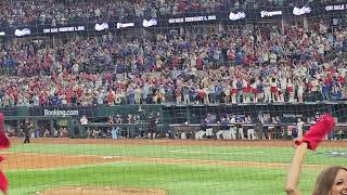 Nathan Eovaldi Curtain Call ALDS game 3 10\/10\/23 Texas Rangers vs Baltimore Orioles