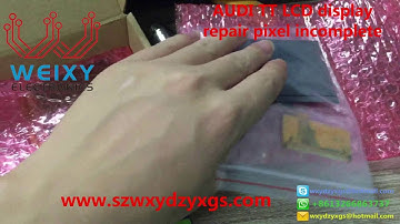 AUDI TT LCD display, repair pixel incomplete fault,Website: www.szwxydzyxgs.com