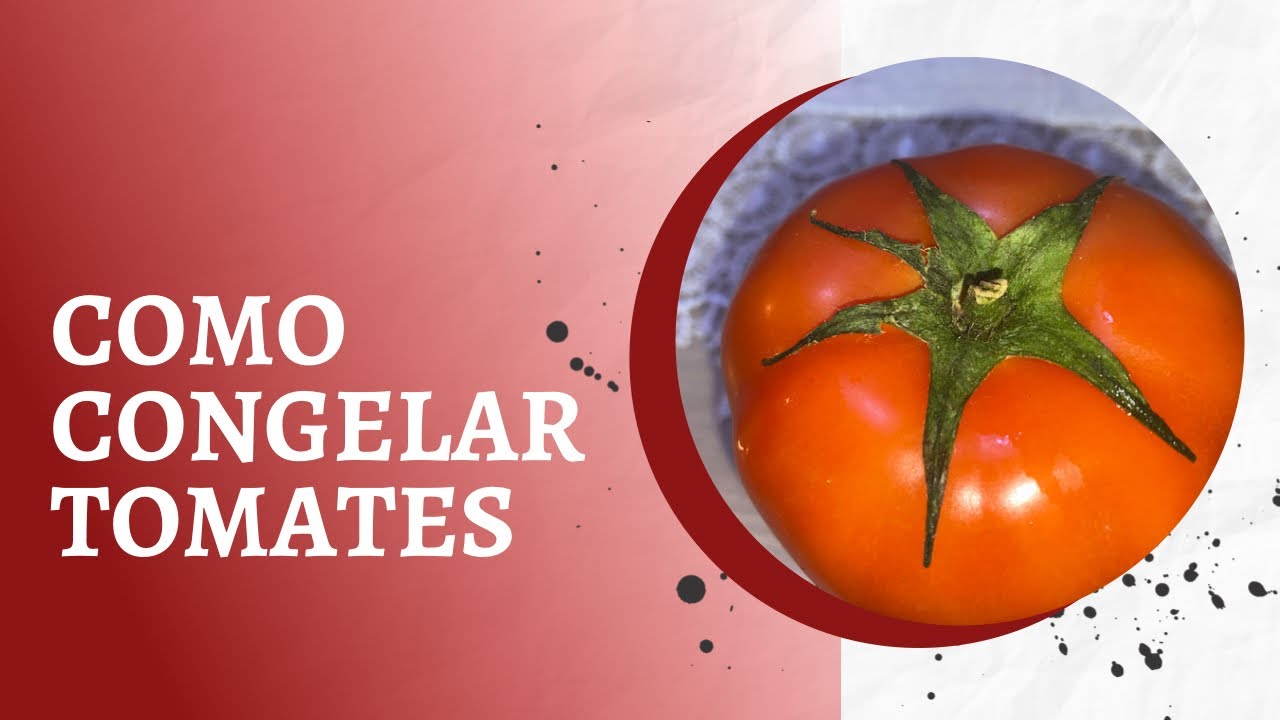 COMO CONGELAR TOMATES
