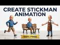 Make Stickman Animation Videos with AI (Free Method)