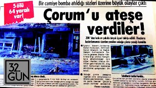 Çorum Katliamı 29 Mayıs 1980 32Gün Arşivi