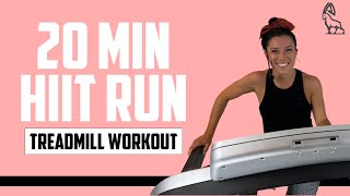 20 MIN HIIT Treadmill Workout