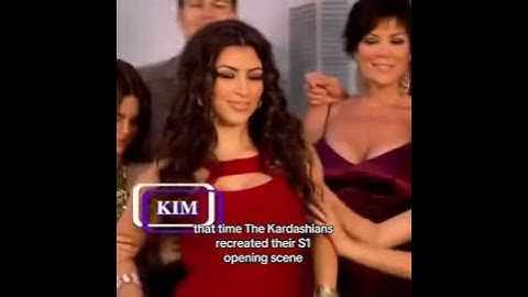 When the Kardashians recreated their season 1 opening scene #shorts #kardashians #kuwtk #celebrities