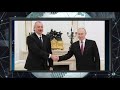 Три папки на столе у Путина и Алиева
