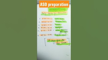 ASO Exam preparation. 6th August 2022. #ASO #opsc #motivation #oas #osssc #ossc #upsc #ssc