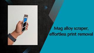 Mag Alloy Scraper makes removing prints a breeze.⚡️