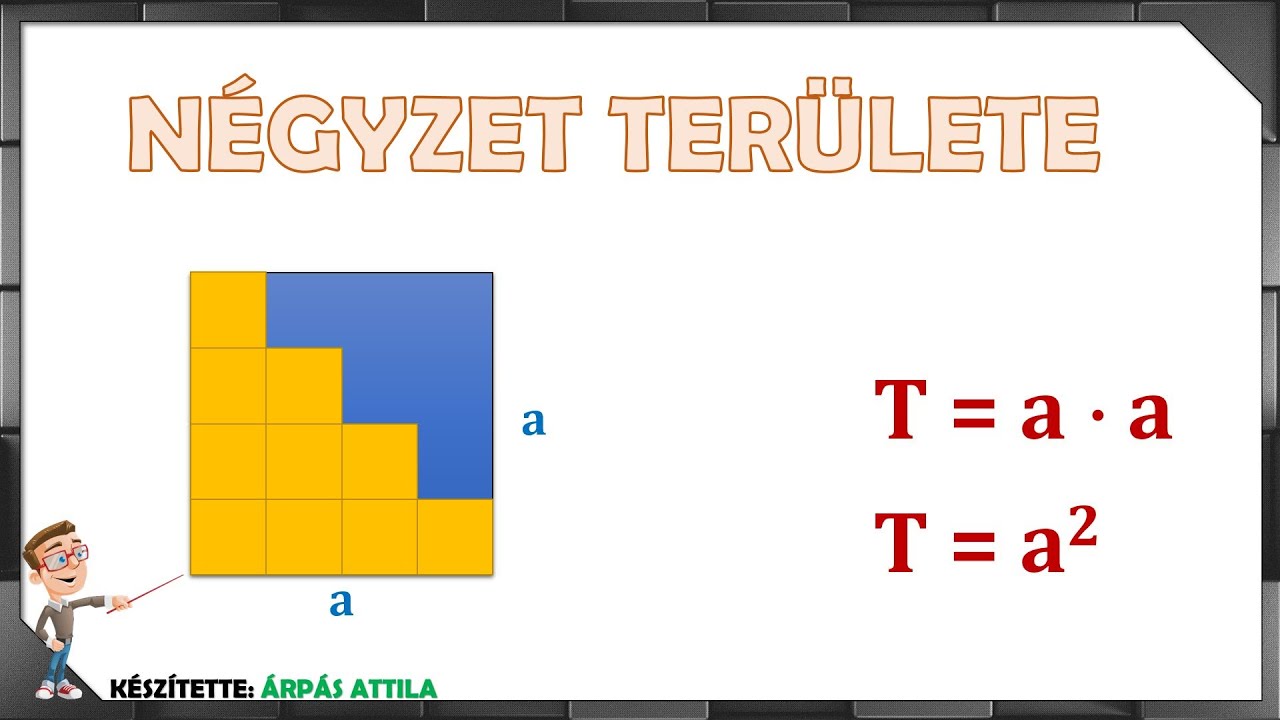 NÉGYZET TERÜLETE (GYAKORLÓ FELADATOK)