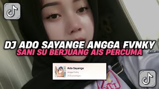 DJ ADO SAYANGE KO BAGAIMANAKAH | DJ SANI SU BERJUANG AIS PERCUMA ANGGA FVNKY VIRAL TIK TOK TERBARU