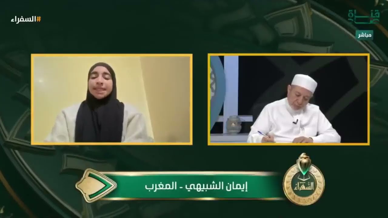 تلاوة المتسابقة إيمان الشبيهي من المغرب وتعليق د. أيمن سويد