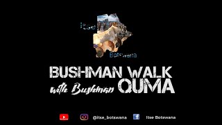 Bushman Walk Highlight Video | DINAKA CAMP ,Central Kalahari