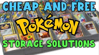 Pokémon storage solutions. How we sort and store our cards
