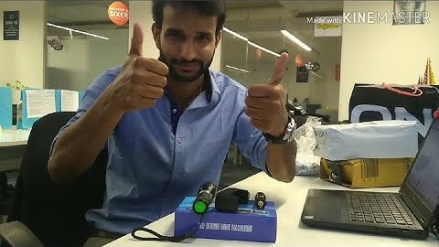 Unboxing the mini powerful torch|DOCOSS Waterproof Cree Bright Zoom LED Torches (Black)