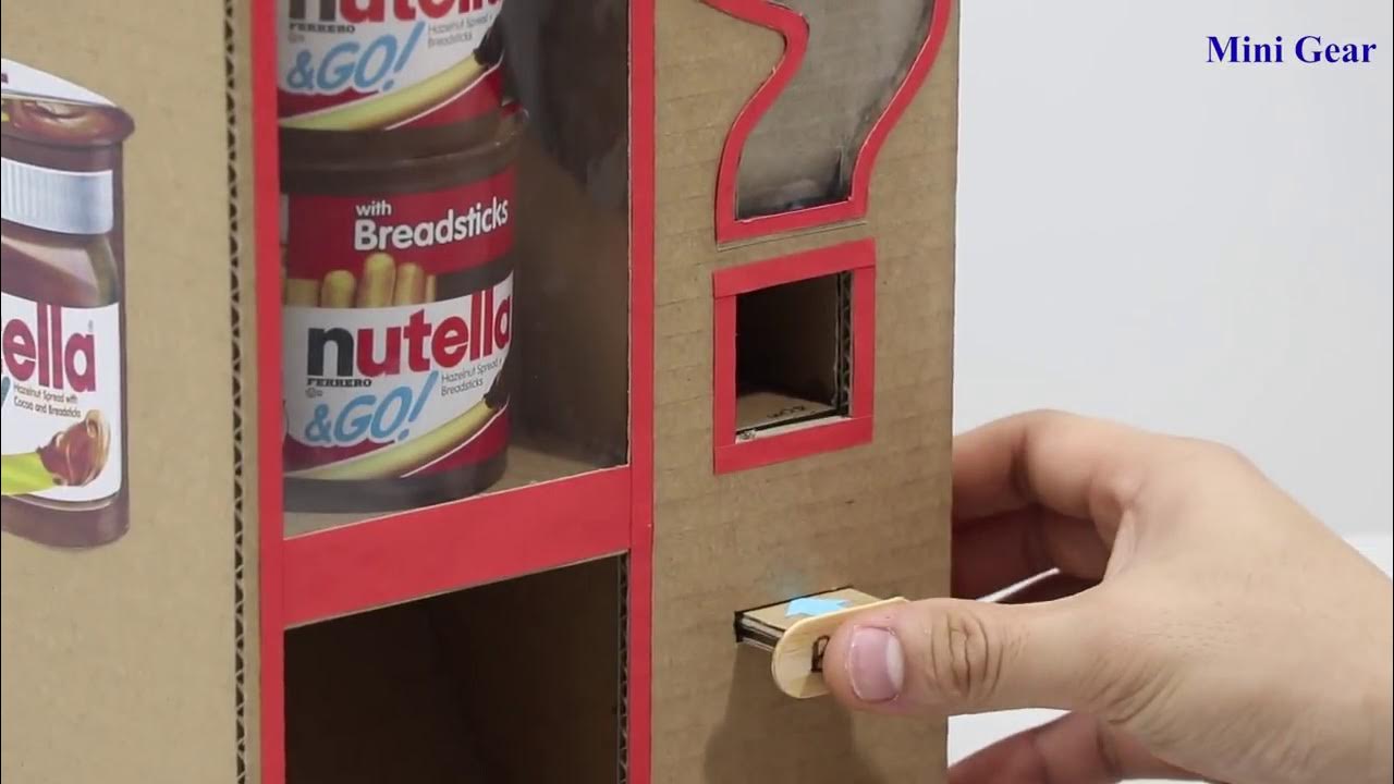 jak zrobić automat nutella z kartonu YouTube