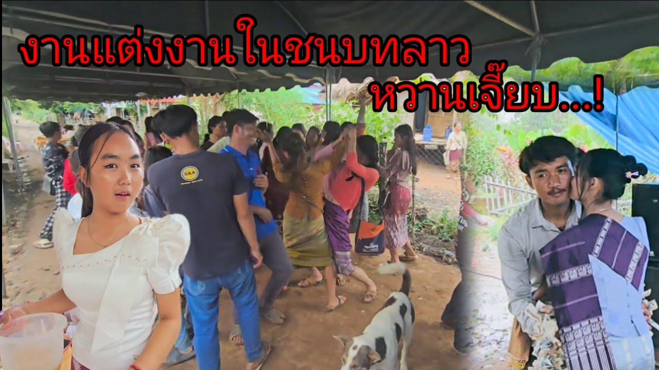 เจ้าบ่าวเจ้าสาวหวานเจี๊ยบ😄 งานแต่งงานในชนบทลาว11 พฤศจิกายน ค.ศ. 2025
