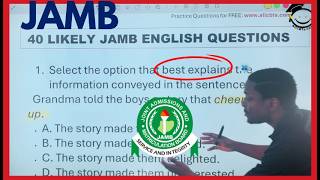 JAMB 2026 Use of English Past Questions & Predictions | Score 300+ screenshot 5