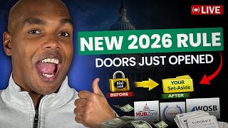 NEW 2026 Rule: How to Flip 8(a) Contracts to YOUR Set-Aside (FAR 19.108-11)