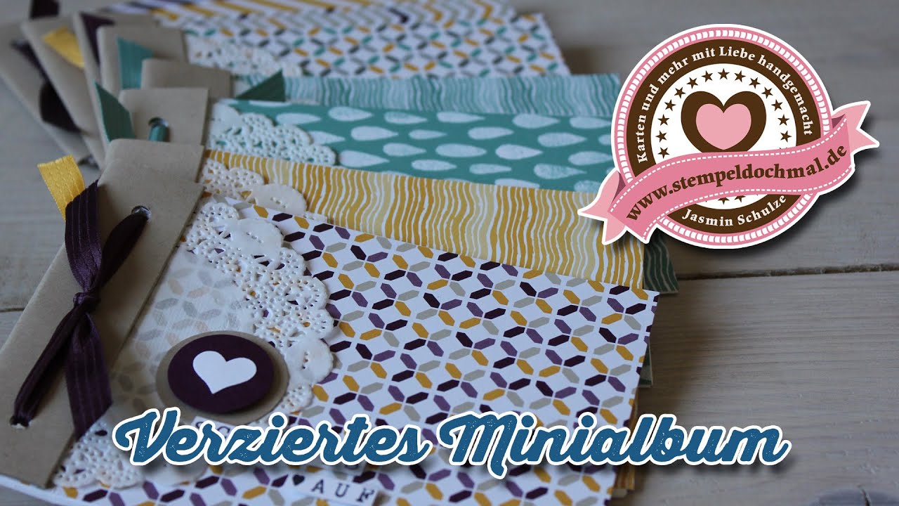 Tutorial: Minialbum basteln mit Produkten von Stampin' Up!
