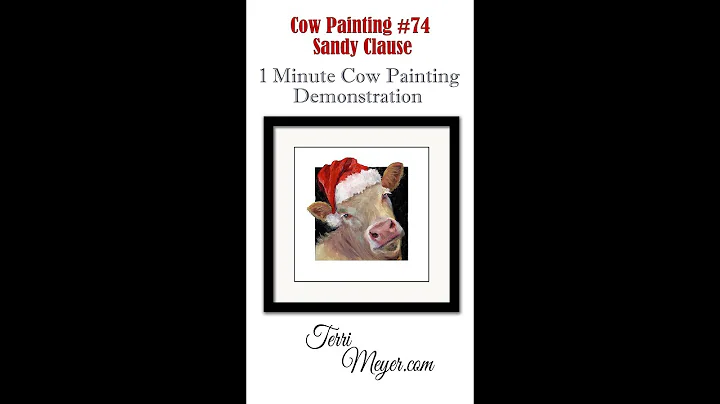 1 Minute Oil Painting Video of Cattle  Video #74  ...