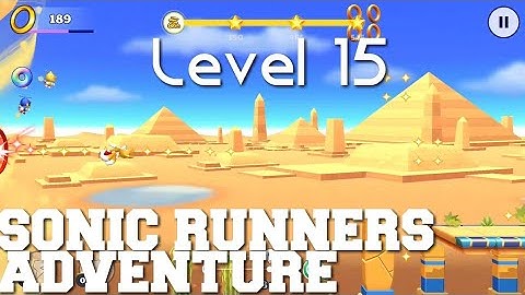 Sonic Runners Adventure Desert Ruins Level 15 Walkthrough Gameplay Android/iOS