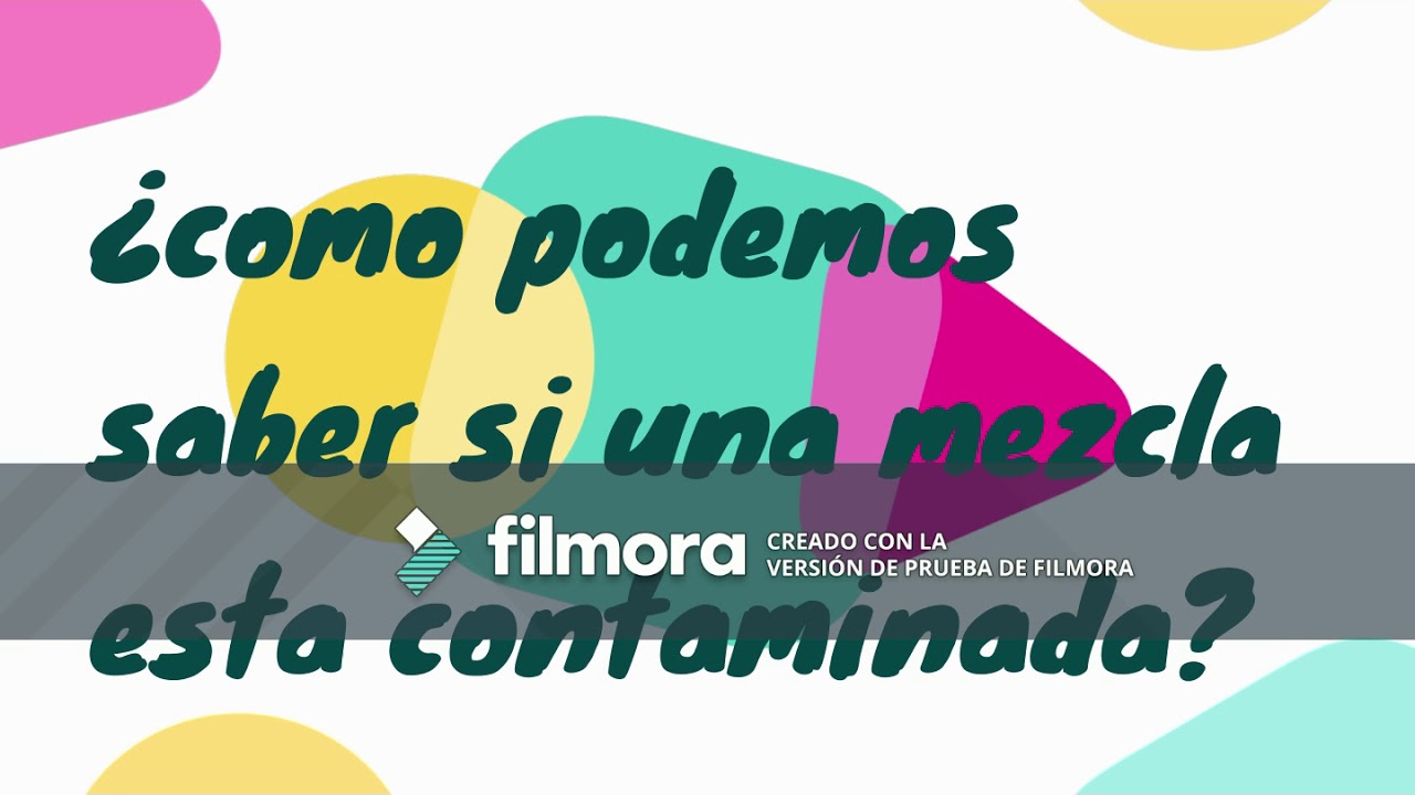 ¿Cómo Saber Si Una Mezcla Esta Contaminada? / Diego Alejandro - YouTube