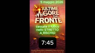 riconquiste Ucraine +400 km² | Droni su Mosca &amp; Escalation Hormuz | Tutti i Fronti 5 Maggio 2026