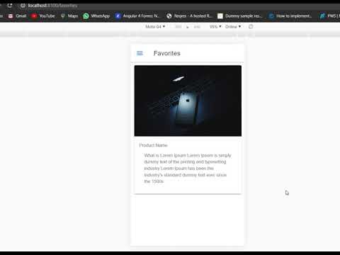 Ionic-4  How to Create Simple Card in ionic.