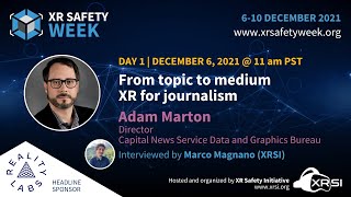 From topic to medium – XR for journalism