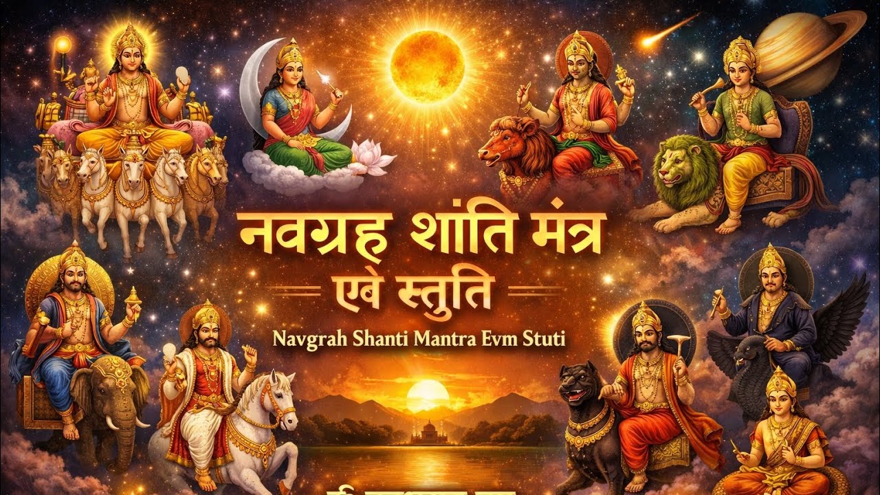 Navgrah Shanti Path | नवग्रह मंत्र और स्तुति ग्रह दोष शांति के लिए शक्तिशाली पाठ
