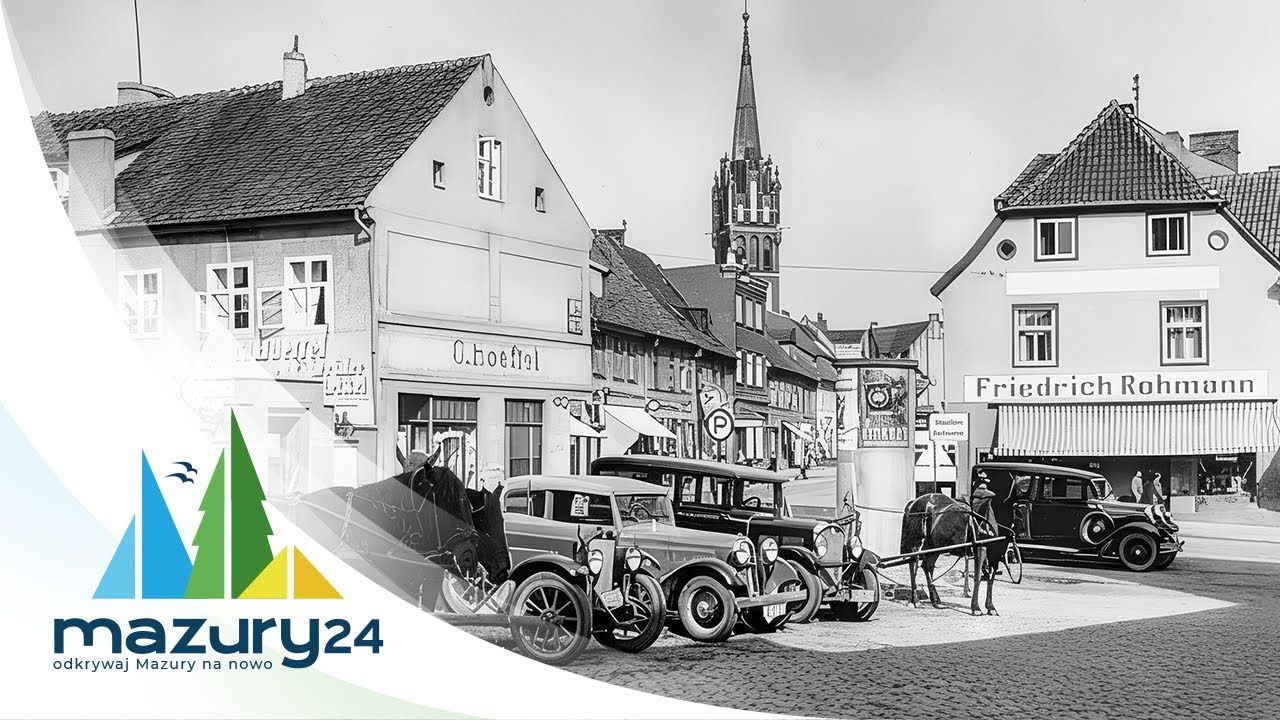 Ożywione stare pocztówki i zdjęcia (AI) Kętrzyna / Rastenburg