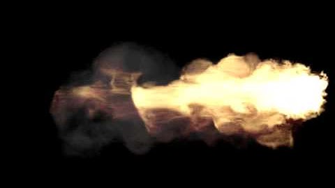 Blender Flamethrower Test