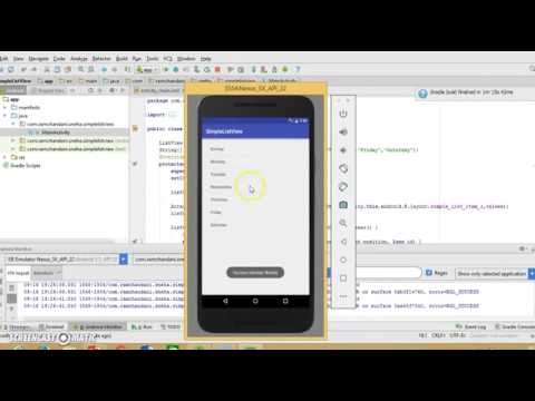 Android Programming Tutorial4  Simple listview