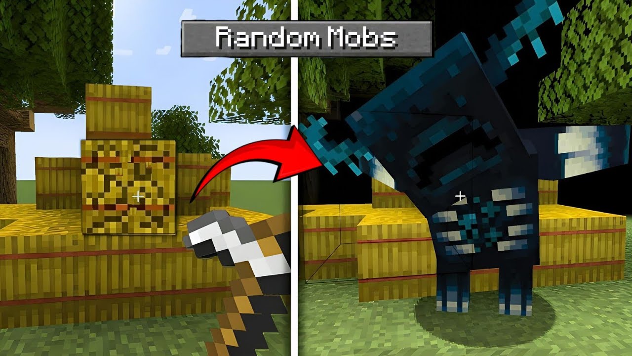 Minecraft, But Breaking Blocks Spawn Random Mobs 😥| ft. @AloneWolf2724 ...