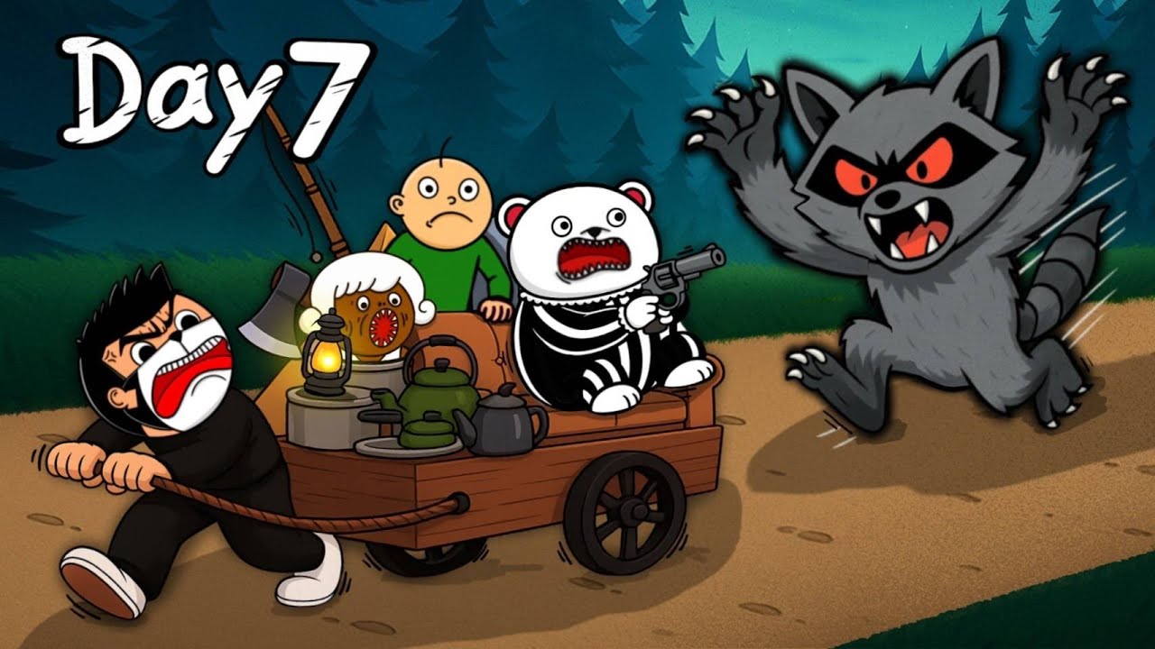 7 วัน เดินทางในป่าสุดอันตราย🌲Roblox