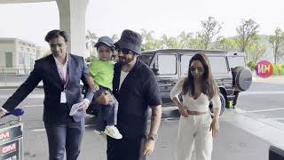 Kailash Kher, Karan Johar, Dheeraj Dhoopar With Family Spotted At Mumbai Airport