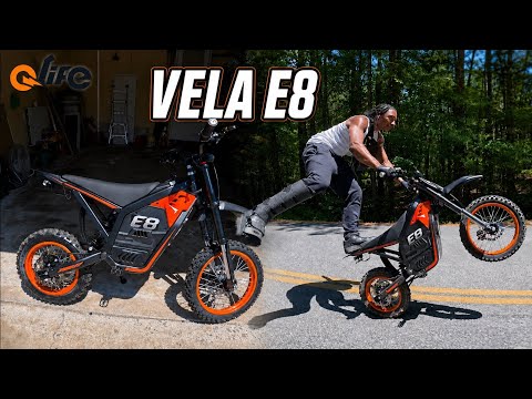 This 48V E-Bike Is INSANE! Vela E8 Wheelie Test 