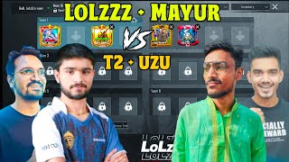 Funny 2v2 Fight Tdm LoLzZz Gaming +Mayur Gaming vs T2 Gaming vs Uzu Gamer