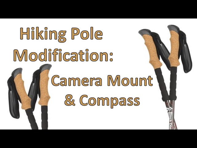 trekking pole binocular mount