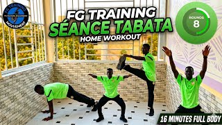 Séance Tabata 16 min : Brûle tes graisses avec FG Training