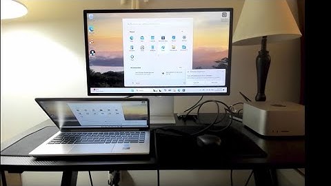 Display both a Windows laptop (or PC) and a Mac to the same Mac Studio Display