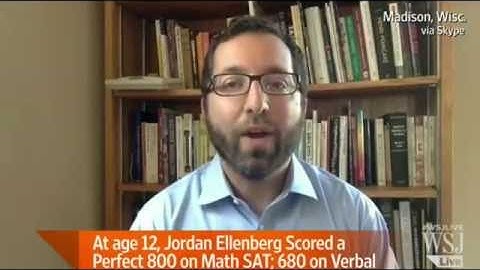 Jordan Ellenberg: Defying Math Aptitude Stereotypes