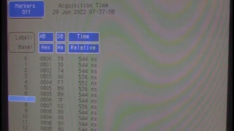 Using the HP16500B Logic Analyzer with the 8031/8051 Microcontroller to Reverse Engineer its Code