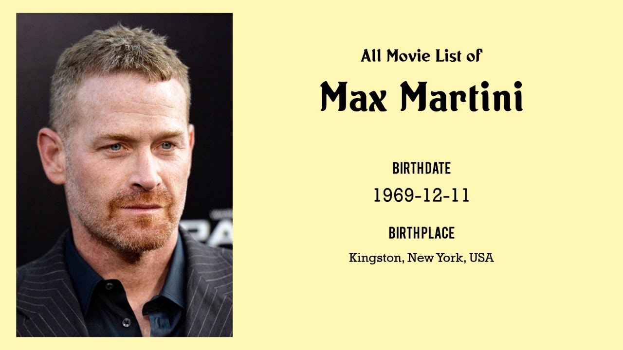 Max Martini Movies list Max Martini Filmography of Max Martini YouTube