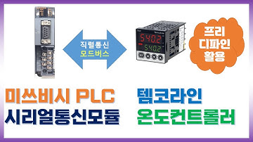 Mitsubishi PLC C24N 485 Communication - Temcoline T54 Temperature Controller