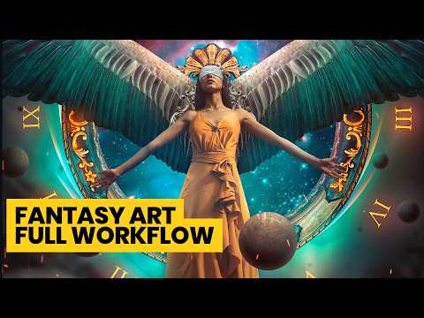 Master Fantasy Art Design in Photoshop | Full Workflow