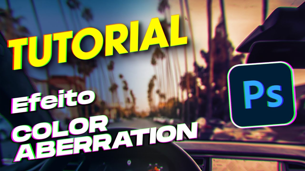 COMO FAZER EFEITO GLITCH/COLOR ABERRATION - Tutorial - YouTube