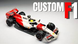 Formula 1 Hot Wheels Custom Built Ayrton Senna Livery Special