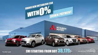 Get Brand New Mitsubishi with 𝟎% 𝐃𝐨𝐰𝐧 𝐏𝐚𝐲𝐦𝐞𝐧𝐭!!