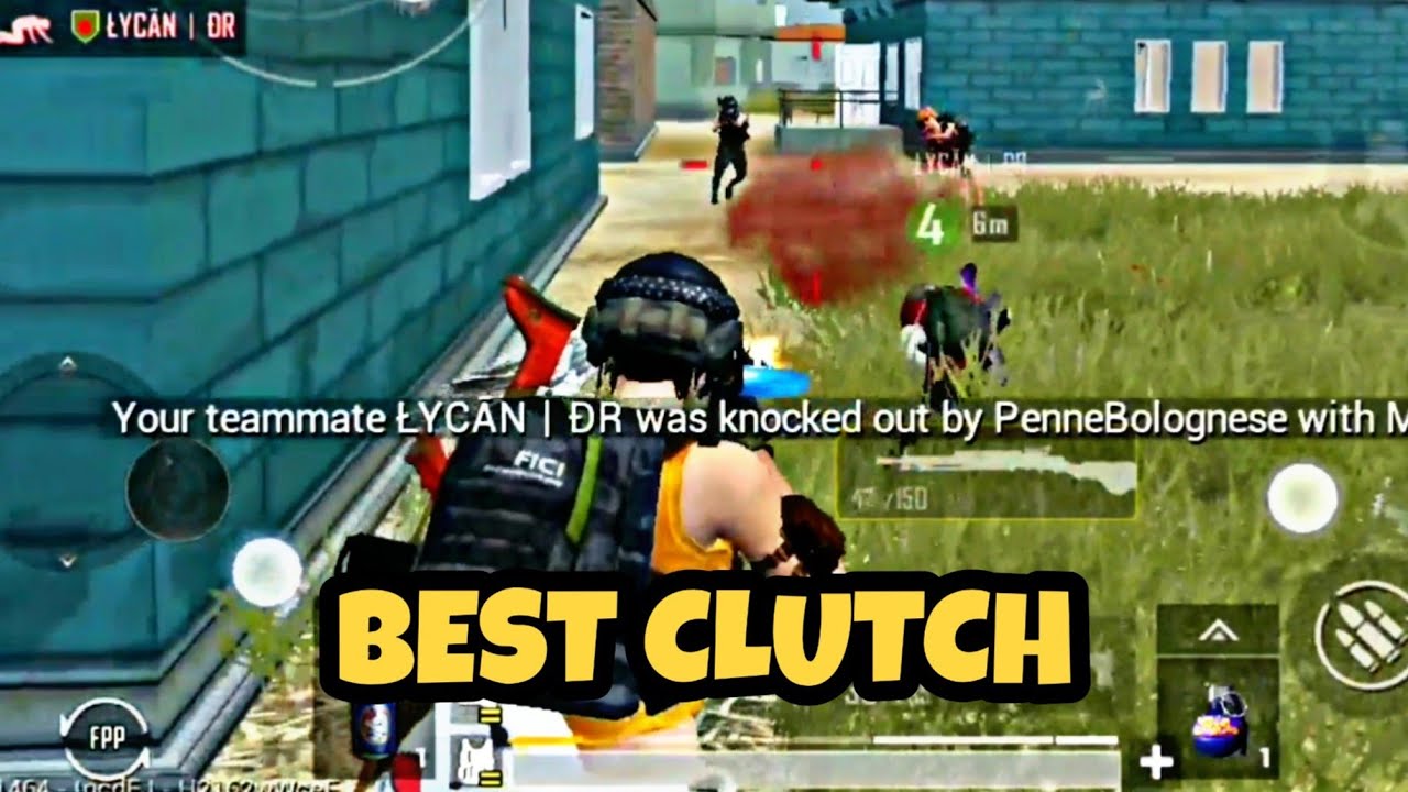 (BEST CLUTCH) 1 VS 4 Moments Pubg Mobile EXE GAMING - YouTube