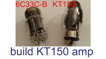 KT150 is much easier than 6C33C-B, Triode pp amplifier F-2801 assembly #2, FLUXION custom design