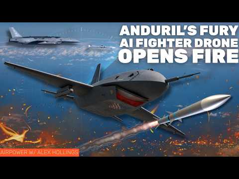 Fury Fires First AMRAAM as Drone Fighter Race Heats Up